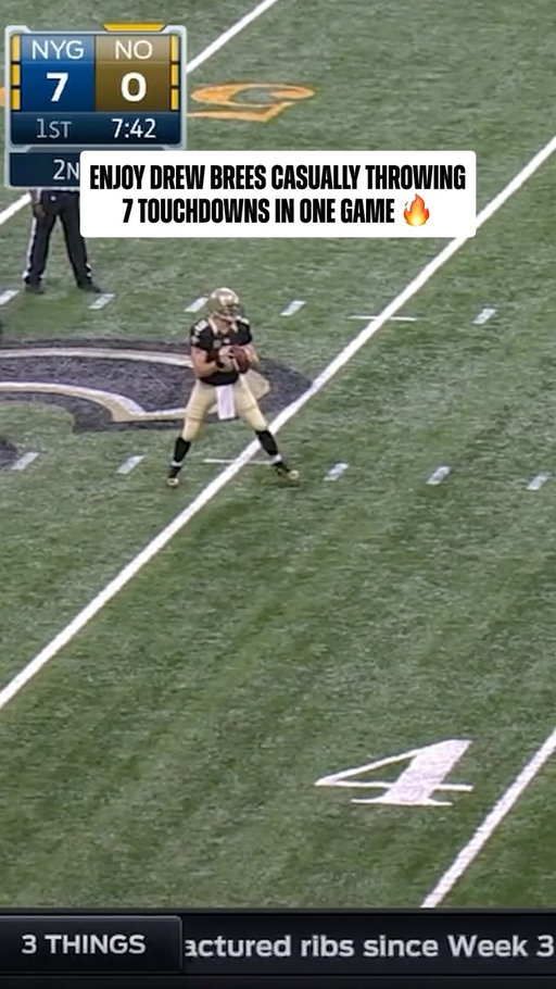 @drewbrees made throwing 7 TDs in a single game look like light work 😴

@ProFootballHOF Enshrinement — Saturday 12pm ET on @NFLNetwork
Stream on @NFLPlus