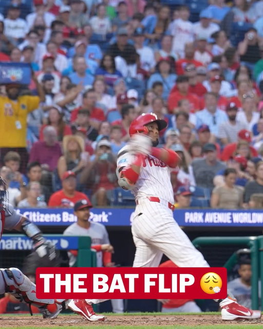 First Phillies homer ✅
First Phillies bat flip ✅

Luis Arraez has arrived!
