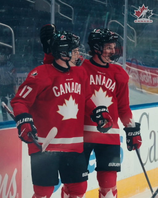 Ryerson Edgar joins the party with the FOURTH goal in just over 10 minutes. 🚨

Ryerson Edgar s’invite à la fête avec un QUATRIÈME but en l’espace d’à peine plus de 10 minutes. 🚨

#HlinkaGretzkyCup | #CoupeHlinkaGretzky
