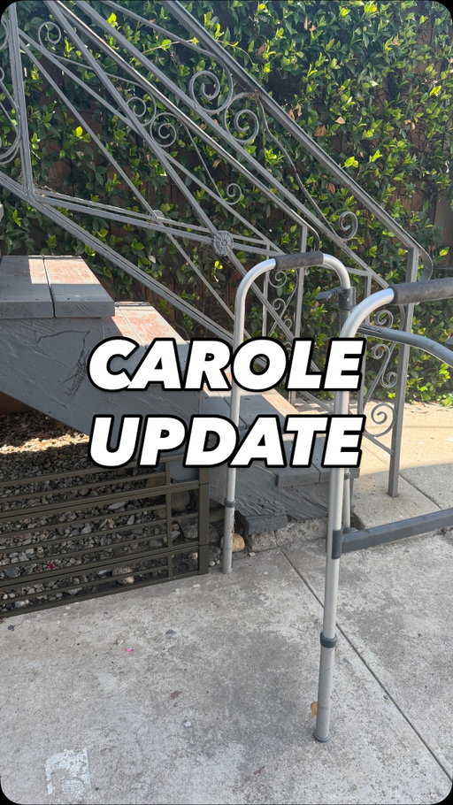 CAROLE UPDATE: yall this is my girl, i swear.

weekly updates to come. we love you all🫶🏽✨

#myneighborcarole #neighbors #bekind #elderly #parkinsons