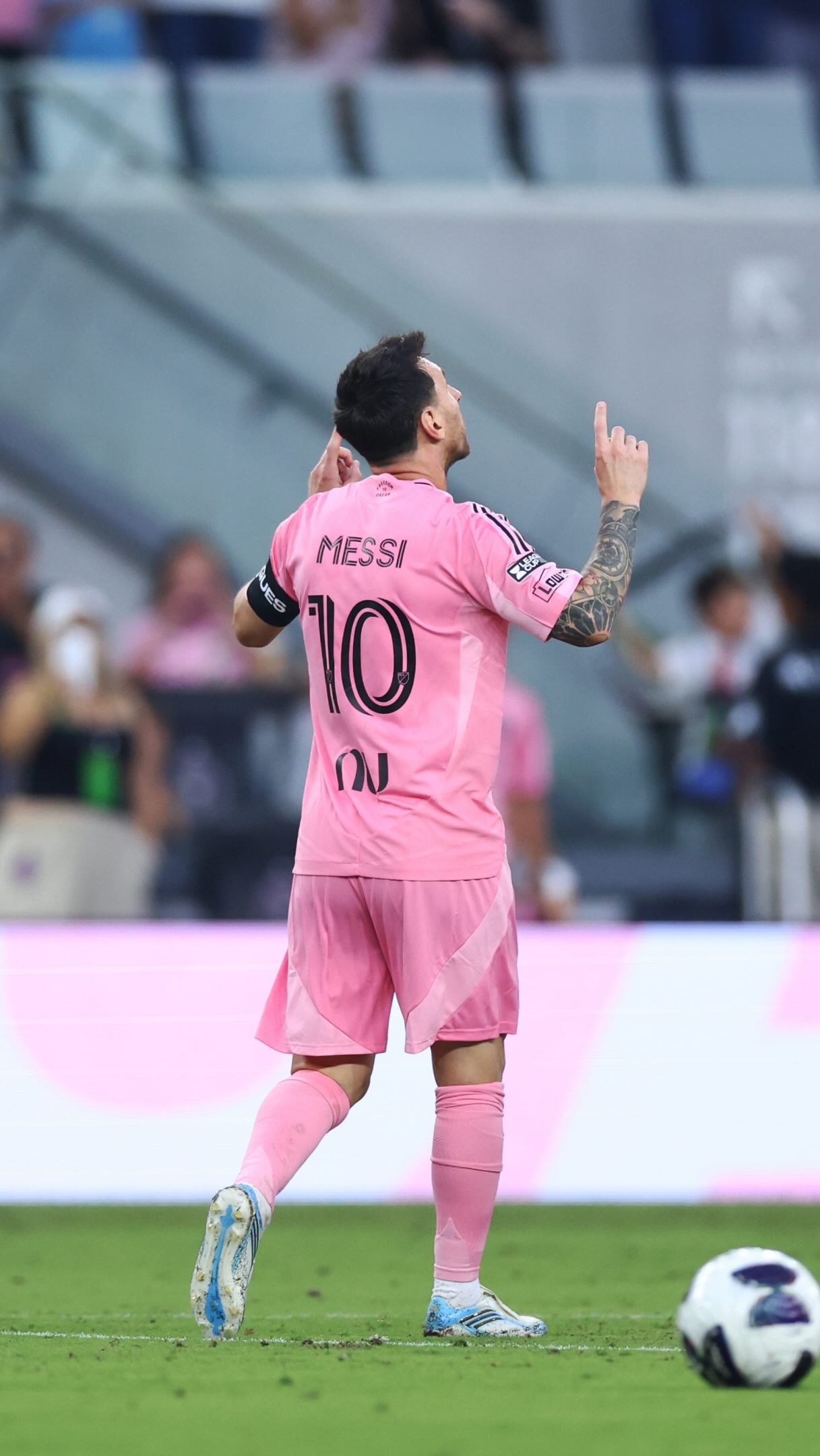 Lionel Messi makes it 3-1 for Inter Miami CF against Atlético de San Luis ✨ 

Y se convierte provisionalmente en el máximo anotador histórico de Leagues Cup 🐐 

#LeaguesCup2026