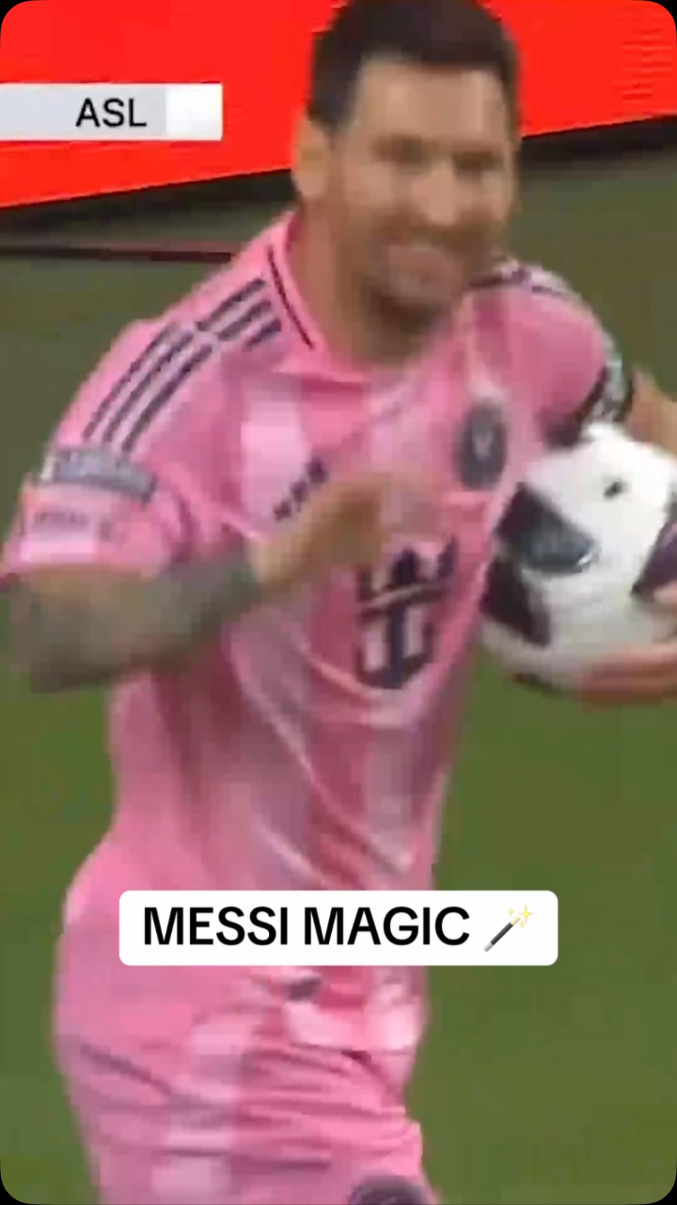 Lionel Messi with the stunning volley in Leagues Cup action 🤩⚽

(via @mls)