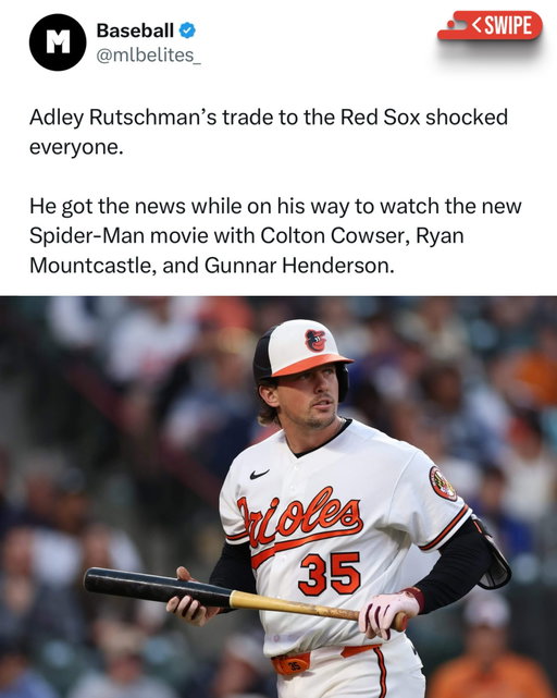 A fresh start for Adley Rutschman.

After injuries limited him to 90 games in 2025 and just 67 games this season, the Red Sox are hoping a change of scenery helps him return to the player everyone knows he’s capable of being.