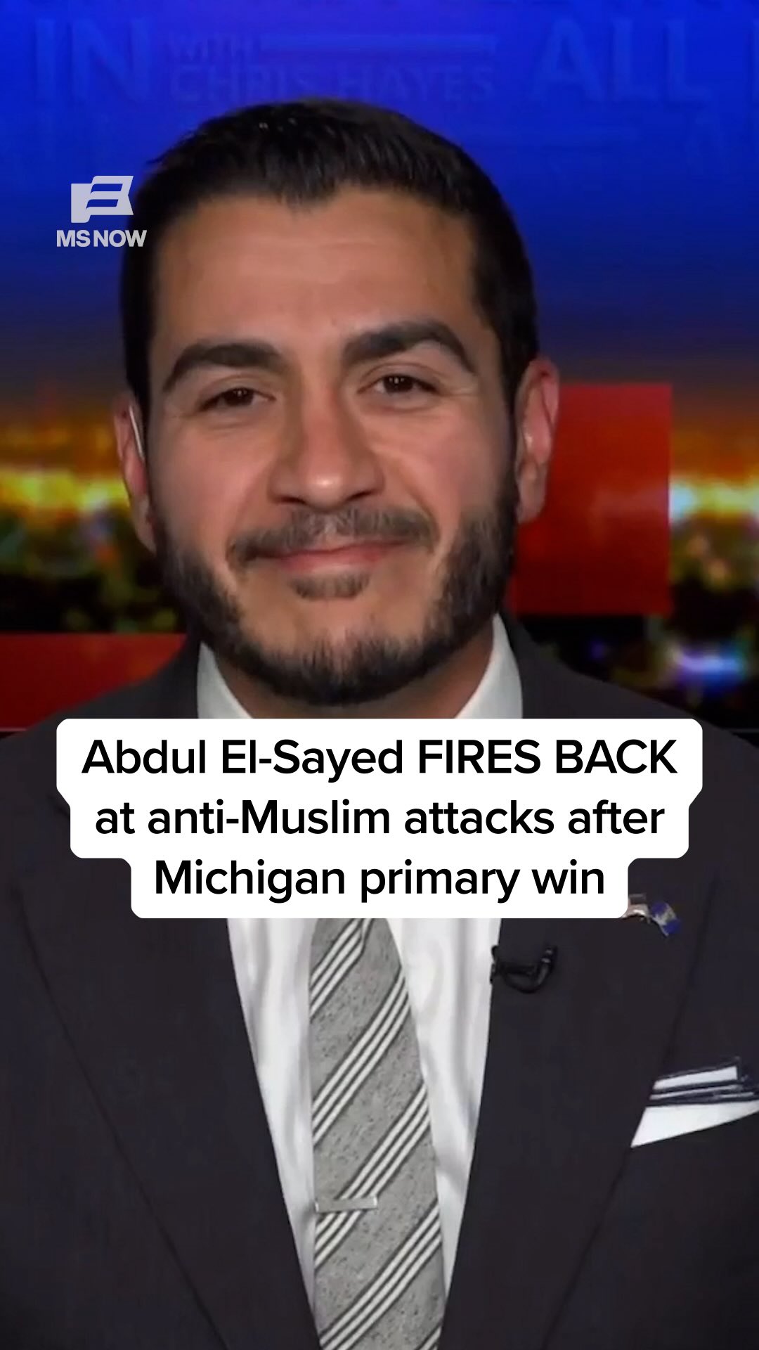 Abdul El-Sayed reacts to the wave of Islamophobic attacks sparked by his primary win in Michigan, including by his opponent Mike Rogers.