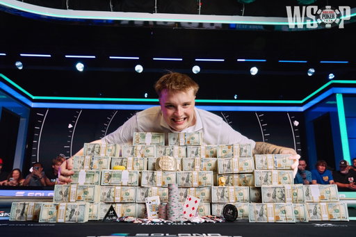 Congratulations to 22 year old Lucas Jumalon 🇺🇸 on winning the 2026 WSOP Main Event.

Just one month after buying in for $10,000, he walks away with $10,000,000, poker’s most prestigious bracelet, and a place in history.

We can’t wait to see where your journey takes you next. 👏🍾
@lucasss.jumalone