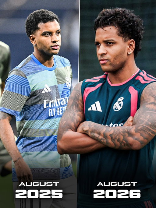 💪🏾😲 Rodrygo’s incredible 𝐏𝐇𝐘𝐒𝐈𝐂𝐀𝐋 𝐓𝐑𝐀𝐍𝐒𝐅𝐎𝐑𝐌𝐀𝐓𝐈𝐎𝐍. The Brazilian winger has gained a lot of muscle mass during his injury recovery period. 🇧🇷

He wants to return at his best for José Mourinho’s Real Madrid. 😤⏳