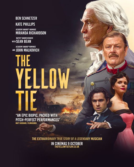 EXCLUSIVE 🚨 The brand new artwork and trailer for musical biopic THE YELLOW TIE are hot off the press! ✨

Featuring a magnificent cast including Ben Schnetzer (The Madison, Pride), Academy Award-nominee John Malkovich (Burn After Reading, Adaptation), BAFTA-winner Sean Bean (Game of Thrones, The Lord of the Rings), Academy Award-nominee Miranda Richardson (Sleepy Hollow, The Hours), and Kate Phillips (Peaky Blinders, Wolf Hall), THE YELLOW TIE is a sweeping, sumptuous, generation-spanning biopic about famed Romanian conductor Sergiu Celibidache, charting his journey from childhood to adulthood, as he masters his craft and builds his extraordinary career. 

Get your first look now and mark your calendar 🗓️ as THE YELLOW TIE arrives in cinemas nationwide 9 October 👉 Find out more via link in bio 🎟️🔗

#TheYellowTie #exclusivenews #trailer #artwork #comingsoon #cinemas @theyellowtie_movie