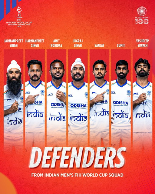 The wall that stands tall to thwart every opposition attack! 🇮🇳

Meet the defenders of the Indian Men’s Hockey Team who will be out to break attacks, win crucial duels and fight like a rock at the back during the FIH Hockey World Cup Belgium & Netherlands 2026.

📺 Select 2 (SD+HD) + Khel & JioHotstar
🗓️ August 15–30

#HockeyIndia #IndiaKaGame #HWC2026 #RoadToTheWorldCup