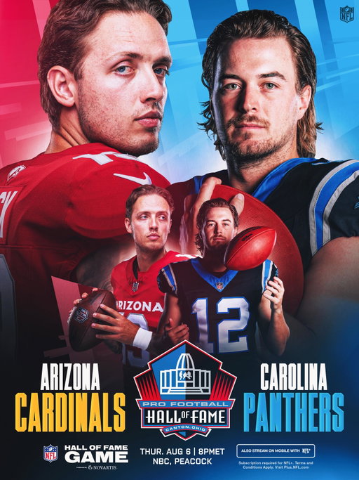 The wait is over. There’s a football game on today. 

@profootballhof Game — Tonight 8pm ET on NBC Stream on @nflplus + Peacock