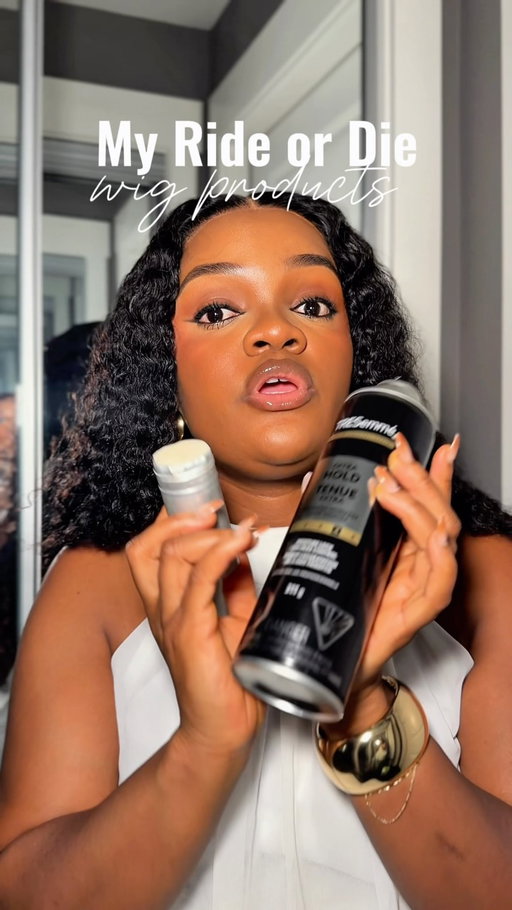 If I never buy any other hair product except these 5 for the rest of my life, my wigs will be just fine.

These are my go to fighters, tested and trusted. My favorite place to get these are @amazonca 

Honorable mention- Garnier anti frizz serum if you like shine on your wigs.

@garniercan Leave in conditioner and leave in spray 
@lovelottabody mousse
@tresemme Extra hold spray 

How many of these do you own?