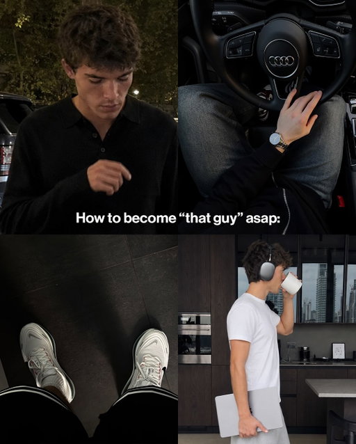 The recipe for becoming that guy.