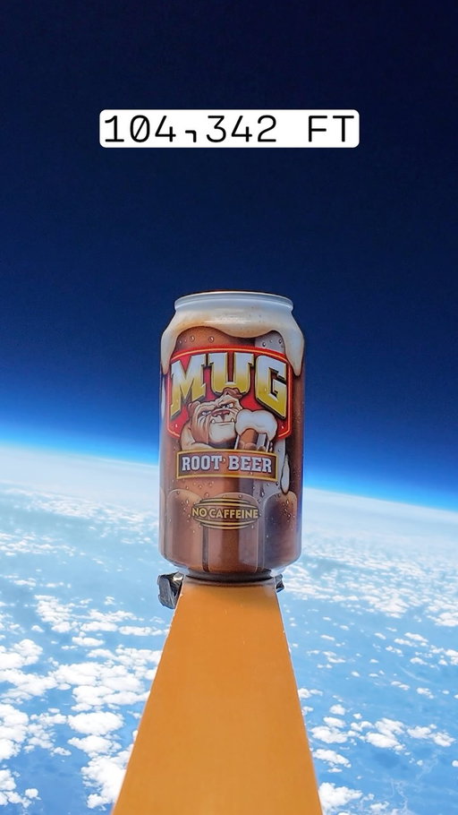 we made it to the edge of space now go make it to @baskinrobbins