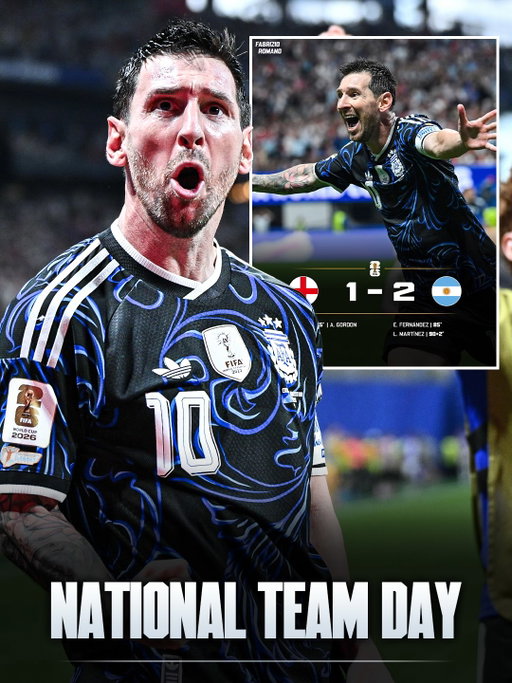 🚨 𝐎𝐅𝐅𝐈𝐂𝐈𝐀𝐋: Argentina FA have declared July 15th as 𝐍𝐀𝐓𝐈𝐎𝐍𝐀𝐋 𝐓𝐄𝐀𝐌𝐒 𝐃𝐀𝐘 to honour Argentina’s win vs England in World Cup semi-final! 🩵✨

The day marks Argentina’s 𝐂𝐑𝐀𝐙𝐘 late comeback from 1-0 down in the 84th minute to winning the game in the 92nd 🤯👏

𝐅𝐎𝐑𝐄𝐕𝐄𝐑 𝐈𝐍 𝐇𝐈𝐒𝐓𝐎𝐑𝐘 🇦🇷