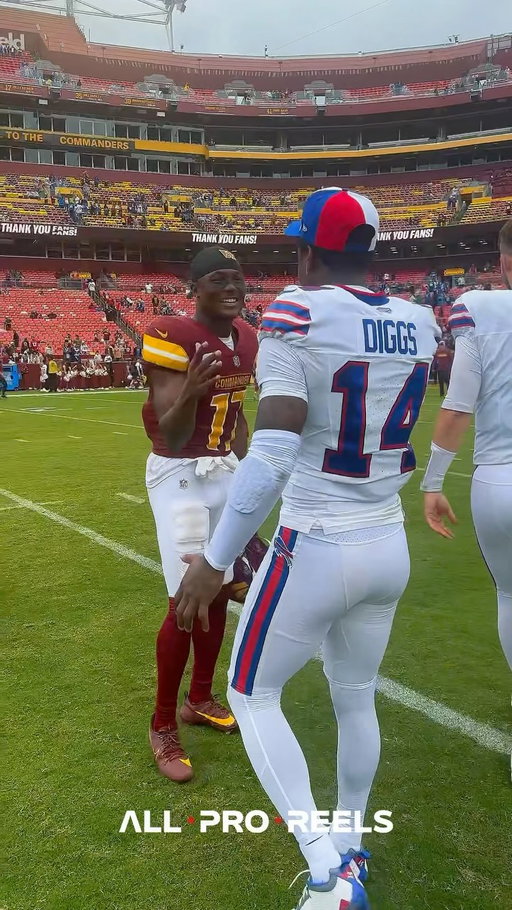 The Washington Commanders now boast two of PFF’s top 10 graded wide receivers of the 2025 season with Stefon Diggs ranking No. 6 (87.5) and Terry McLaurin No. 9 (86.5).

1. Puka Nacua (Rams) — 96.3
2. Jaxon Smith-Njigba (Seahawks) — 92.8
3. Amon-Ra St. Brown (Lions) — 90.7
4. Ja’Marr Chase (Bengals) — 90.1
5. Drake London (Falcons) — 88.0
6. Stefon Diggs (Commanders) — 87.5
7. Nico Collins (Texans) — 87.4
8. Christian Watson (Packers) — 86.7
9. Terry McLaurin (Commanders) — 86.5
10. George Pickens (Cowboys) — 85.9 

Via @profootballfocus