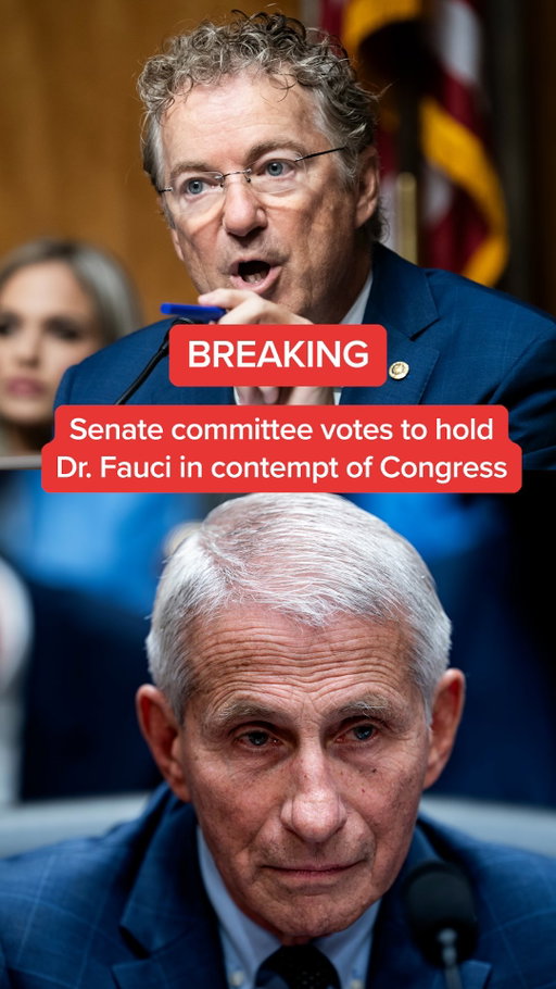 BREAKING: The Senate Homeland Security Committee voted to hold Dr. Anthony Fauci in contempt of Congress. The vote follows Fauci’s repeated invocation of the Fifth Amendment during a hearing led by Sen. Rand Paul, escalating their yearslong dispute over the pandemic.
#Fauci #covid