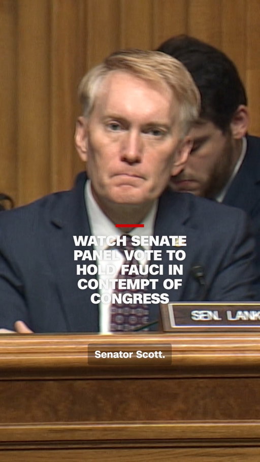 The Senate Homeland Security and Governmental Affairs committee has voted to hold Dr. Anthony Fauci in contempt of Congress, advancing an audacious effort by Republicans to prosecute the well-known scientist over his role in the US government response to the Covid-19 pandemic.

Click the link in our bio for live updates.