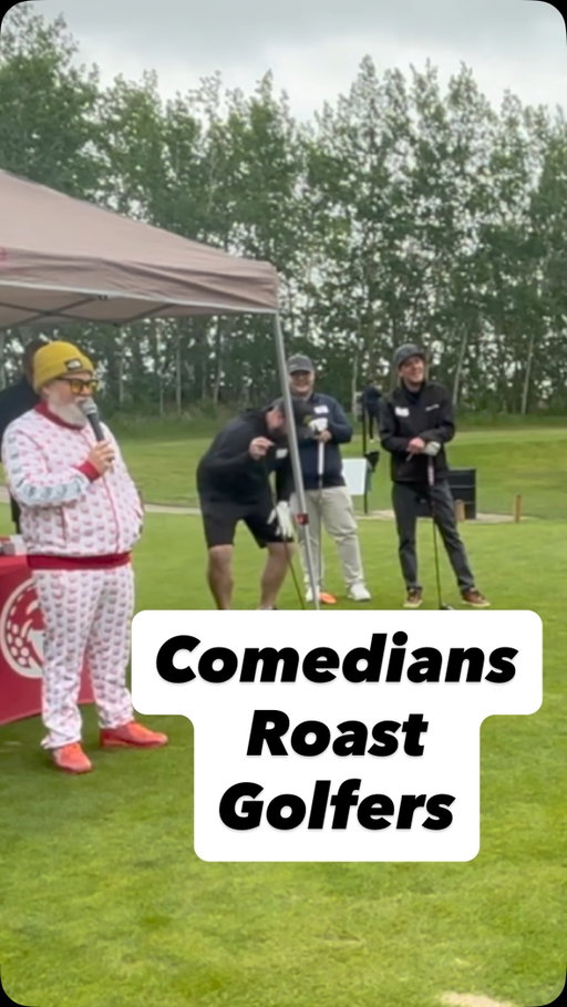 Making friends/enemies at the @greatoutdoorscomedy Heckle Hole with @atomicimprov #golf #reaction #roast #comedy #golfer