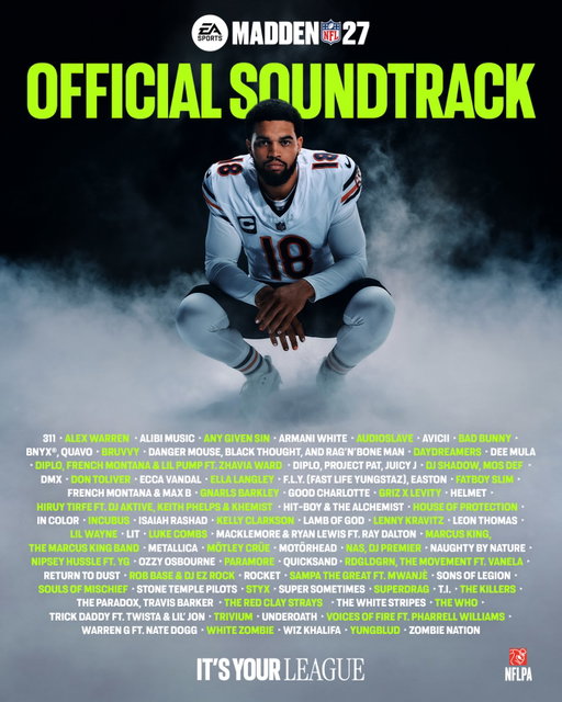 It’s Your League. It’s your soundtrack.

Turn it up with the link in our bio. 3-day early access starts 8.10