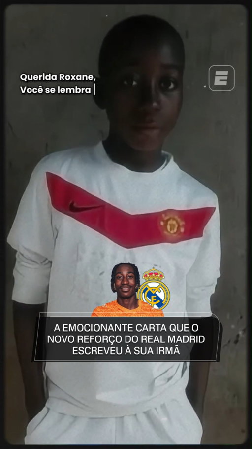 Do campinho de terra ao Real Madrid. 🤍✨ 

Yan Diomandé vive um dos momentos mais especiais da carreira. O atacante de 19 anos emocionou o mundo ao publicar uma carta aberta dedicada à sua falecida irmã, Roxane, que sempre acreditou que ele se tornaria o "novo Cristiano Ronaldo". ❤️

Depois de enfrentar rejeições, dificuldades para permanecer na Europa e precisar recomeçar, Diomandé transformou a dor em motivação e prometeu dedicar cada gol da carreira à irmã. Agora, a história ganha mais um capítulo inesquecível: o jovem foi anunciado oficialmente como novo reforço dos Merengues. 🌟⚽

#FutebolNaESPN #RealMadrid #Diomande