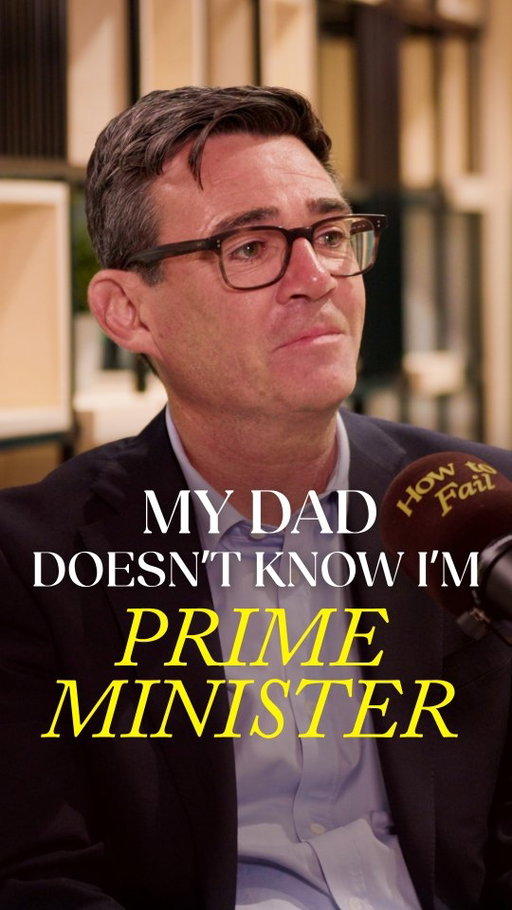 Andy Burnham tells the heart-wrenching story of his dad, Roy, who has dementia, and doesn’t know his son has become the prime minister.

For the full conversation, search ‘How to Fail’ on YouTube, or wherever you get your podcasts.