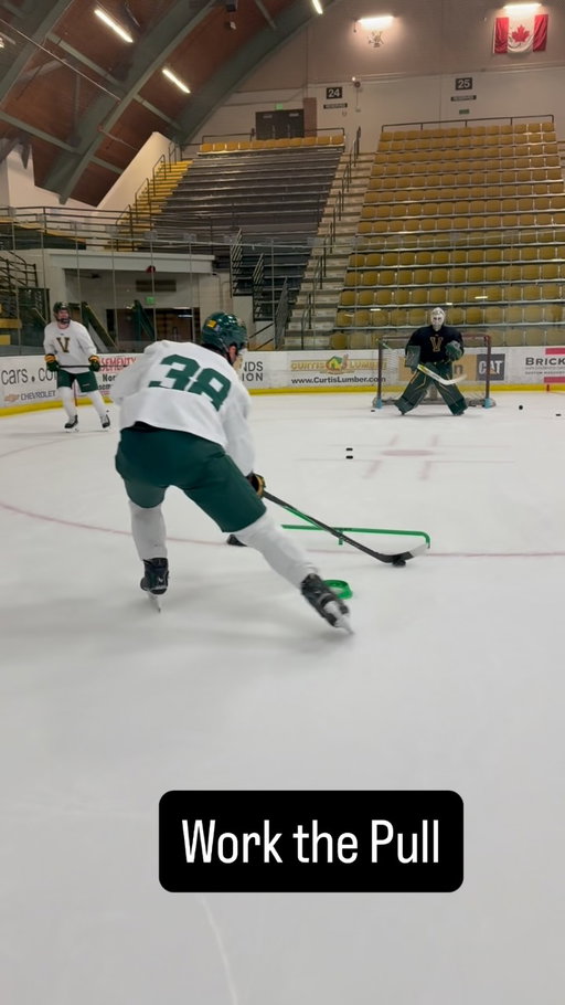 @uvmmhockey  pull and Release that baby!