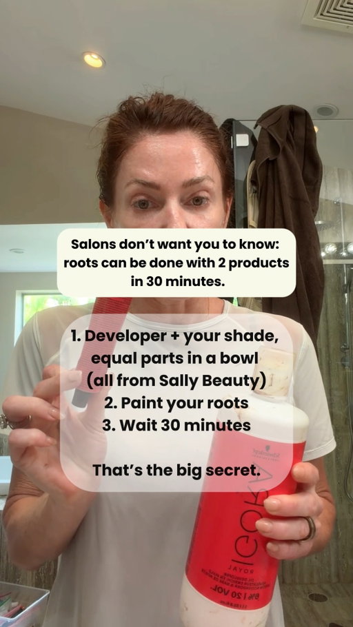 She saved thousands on hair care with a simple 30-minute root formula!

Follow for more @jessicahanson 🤍

#haircare #beautyhacks #hair