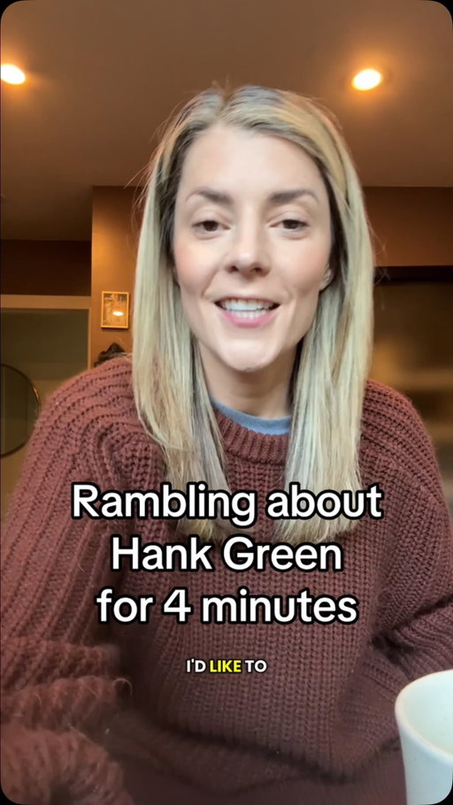 I posted this on TT this morning. Lemme throw another quarter in this fucking slot machine too. 

#reels #ai #hankgreen