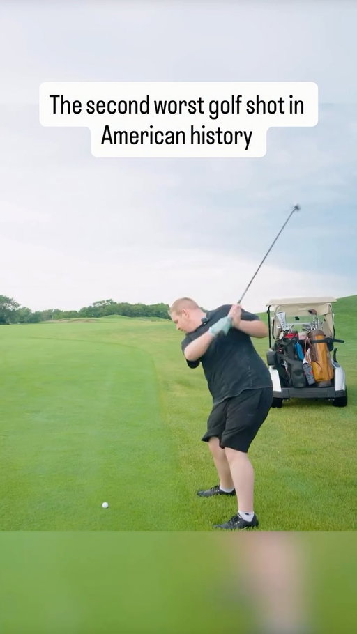 Always park your cart behind your golf ball