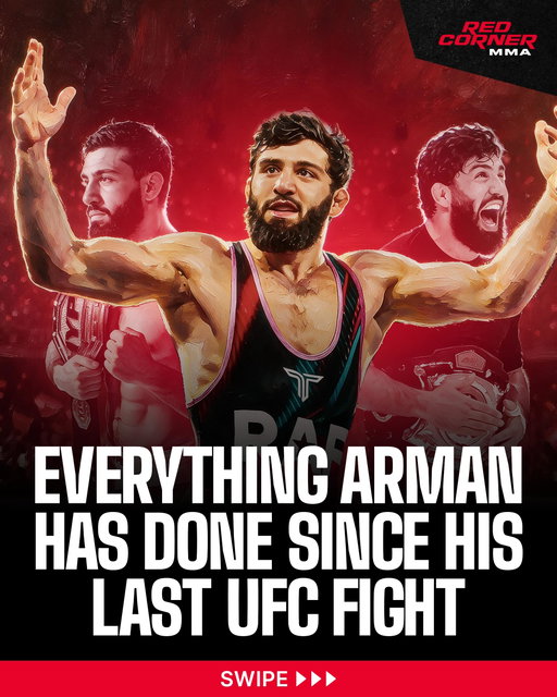 🇦🇲 Arman Tsarukyan is set to return to the Octagon in September in Los Angeles against Mauricio Ruffy for the first time since last November in Qatar. Since then, Arman has completely transformed the trajectory of his career, becoming the face of RAF, growing his presence on social media, and staying active by competing in multiple grappling matches.

After his first 12 UFC fights helped him build a following of 3.24 million on Instagram, Arman has continued to elevate his profile outside the Octagon. Since his last UFC appearance, he has competed in 12 additional matches across RAF, Hype FC, and ACBJJ, going 11-1 while nearly doubling his Instagram following in under a year, growing to 6.34 million followers. 

His activity, success, and ability to build his brand beyond the UFC have taken Arman’s star power to another level. 🔥