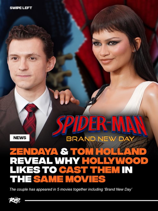Hollywood loves pairing Zendaya and Tom Holland onscreen‼️🕸️

Holland joked that part of the appeal for casting him alongside Zendaya is that Hollywood gets to save money on living arrangements.

“Studios love it: one hotel room,” he told The Dish podcast. “Separate drivers. We’re not crazy.… It’s work, alright!”

In a separate interview with Vanity Fair, Zendaya claimed that her screen chemistry with Holland is what has allowed them to work together in five movies.

“It’s like second nature, if anything,” she explained. “You feel extra safe with the person you’re acting beside. I love working with him.”

What’s your favorite Zendaya and Tom Holland movie⁉️🤔