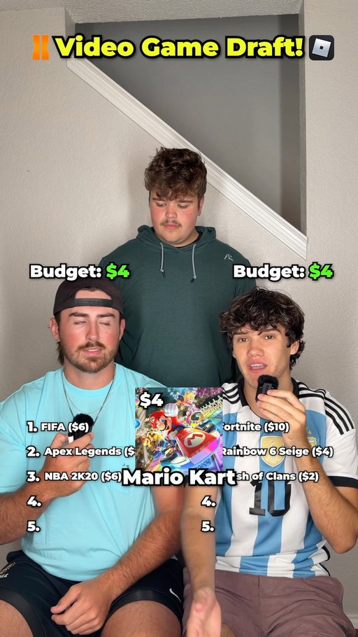 Video Game Draft!🤑🎮 #videogames #games #draft 

Who Won?👀