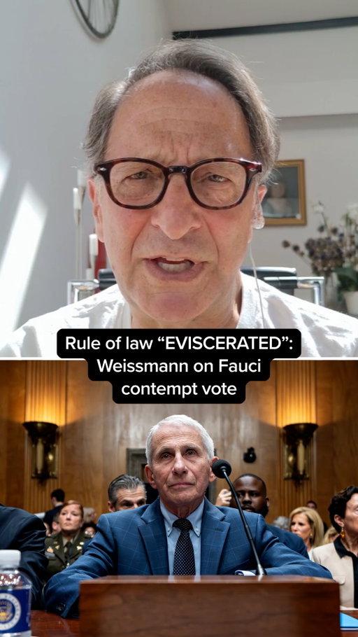 After voting to hold Dr. Anthony Fauci in contempt of Congress Thursday, Senate Homeland Security Chairman Rand Paul R-Ky., says he’s going to refer the case to the Department of Justice. MS NOW’s @weissmann11 calls holding Fauci in contempt is “both lawless and anti-science.”

#news 
#politics 
#fauci