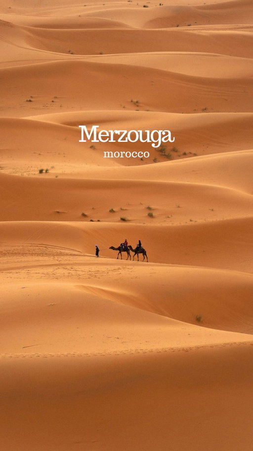 Everyone stops at Marrakech and Casablanca and thinks they’ve seen Morocco. They haven’t! 👀

Don’t get us wrong, we genuinely love Marrakech. The colours, the chaos, the energy, it pulls you in fast! But the medina walls are just the beginning.

Follow @travelcroats for more travel content! 🫶🏻🌸

Here’s where we’d send you next 🇲🇦👇
* A few nights in the Merzouga Desert, sleeping in a camp under the stars (this is the video you’re watching!!)
* Essaouira, if you want the coast - one of our favourite stops, laid-back and completely different energy from the rest 🌊
* Berber villages, for a slower, more local side of the country
* Aït Ben Haddou, one of the most iconic kasbah villages we’ve ever seen
* A day trip to the Atlas Mountains and Agafay Desert, right outside Marrakech
* Fes and its ancient medina
* Chefchaouen - even one day there is worth it, trust us 😍

Ps starting your trip in Marrakech? Comment “SOUK” and we’ll send you our Marrakech Google Maps pins + a curated guide with 3 ready-made itineraries - our favourite riads, cafés, and hidden gems, genuinely all spots we loved.

Save this for your Morocco trip ✨ 
What’s your favourite place in Morocco outside Marrakech?

#moroccotravel #visitmorocco #slowtravel #travelinspiration #merzouga