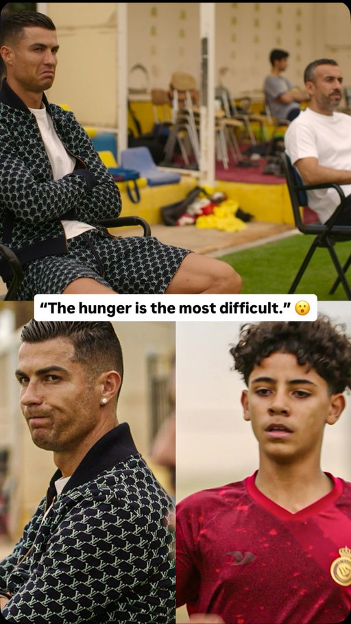 “The hunger is the most difficult.” 

Cristiano Ronaldo watching his son Cristiano Jr. train with the Al Nassr youth team 😮

📺 Saudi Pro League: Kickoff

#ronaldo #cristianoronaldo #soccer #alnassr #cristiano
