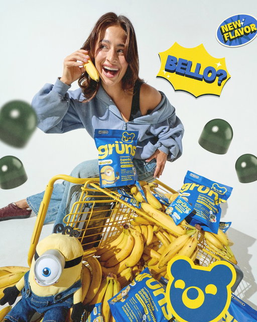 Say Bello to the greatest henchmen x health food crossover in the world!

Bello Banana Berry is here! Mischievous, nutritious, deliciousness, minion-ified to perfection. Available in both Grüns Adults and Grüns Kids! Check out the link in our bio.