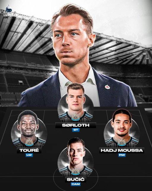 £240M to spend from player sales, but is this the right rebuild for Newcastle? 💰🤔

Newcastle’s summer fire sale could fund a massive overhaul. Matthias Jaissle is known for high-energy, attacking football - here’s a look at how they could line up if he goes shopping for a brand new front four.

Forget Anthony Gordon, Sandro Tonali and Bruno Guimarães when you have this attacking force 🔥

Who would you bring to St. James’ Park? 🏁

#NUFC #NewcastleUnited #PL #PremierLeague #TransferNews