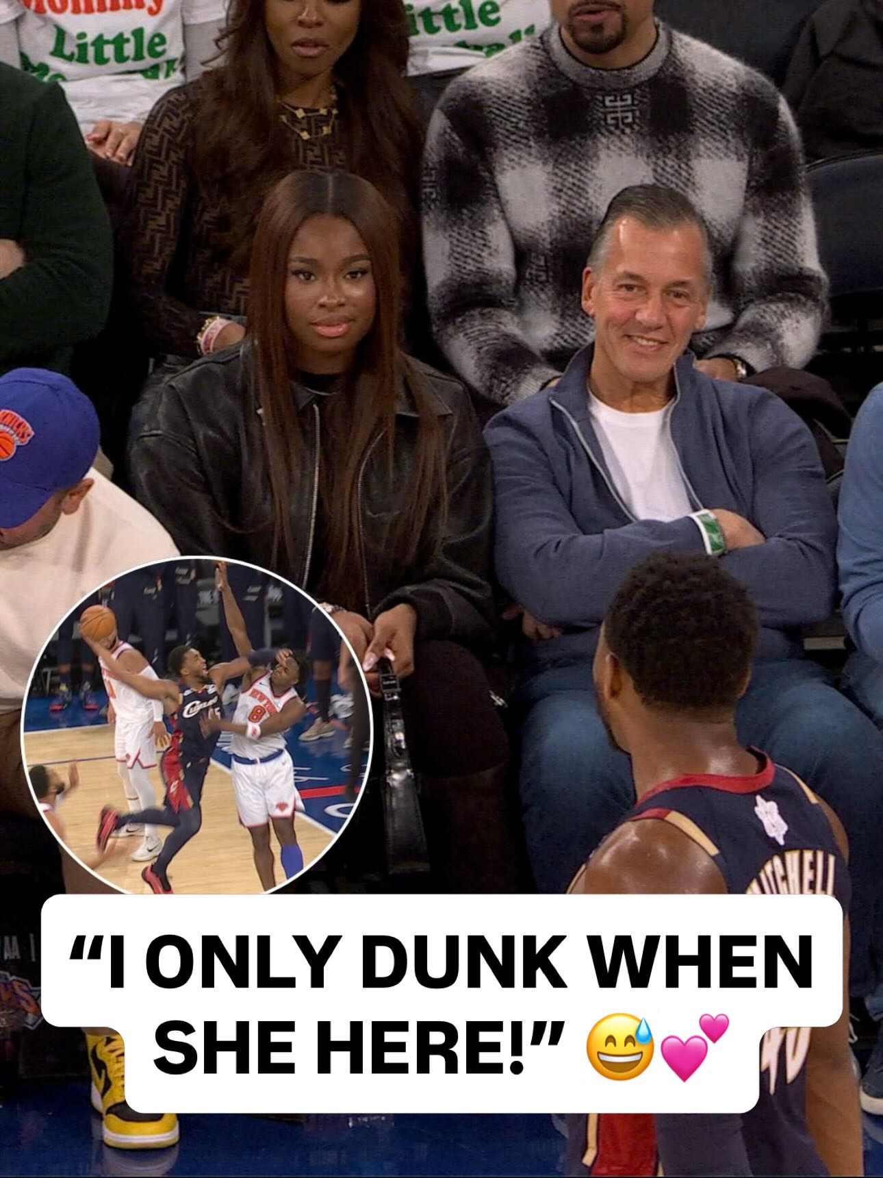 @spidadmitchell gave credit to his then-fiancée @cocojones for his hops last Christmas Day! Congrats to Donovan Mitchell & Coco Jones on recently tying the knot 👏