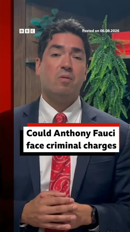 During his testimony last week, Anthony Fauci invoked his constitutional right against self-incrimination more than 100 times, arguing that Kentucky Senator Rand Paul was trying to put him "behind bars".
 
In a statement following the vote, Fauci's lawyer called it a "crude political stunt" being conducted to "punish Dr Fauci for exercising his constitutional right".
 
Tap the link in @BBCNews’s bio to learn more.
 
#BBCNews