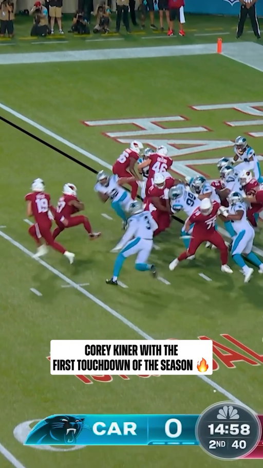 Corey Kiner starts the scoring off 🙌

@ProFootballHOF Game on NBC
Stream on @NFLPlus + Peacock
