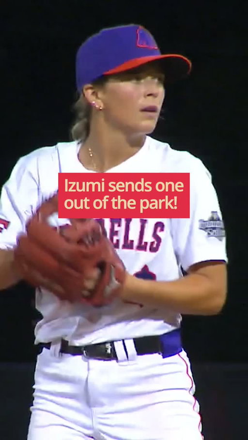 @keiraizumi with an absolute BOMB for a solo home run, her first in the WPBL.