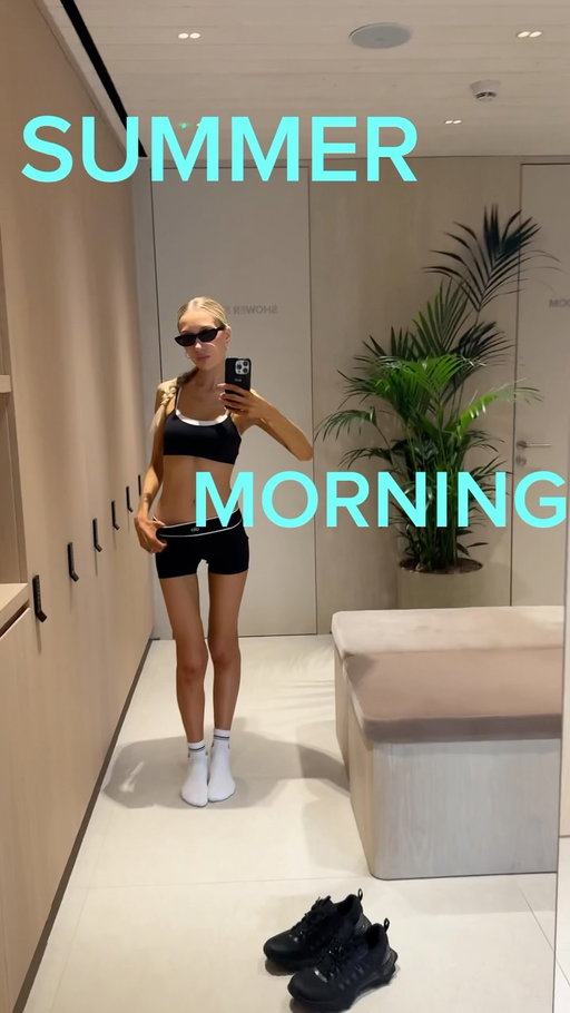 Grateful for summer days, lighter early mornings, fresh coffee, cool custom ceramics, moments of stillness, walks with Luna, magnesium spray, new books, homemade granola, pistachio butter, recharging at the Alo wellness club 🌞🦋🧘🏼‍♀️🧿🥛🫖