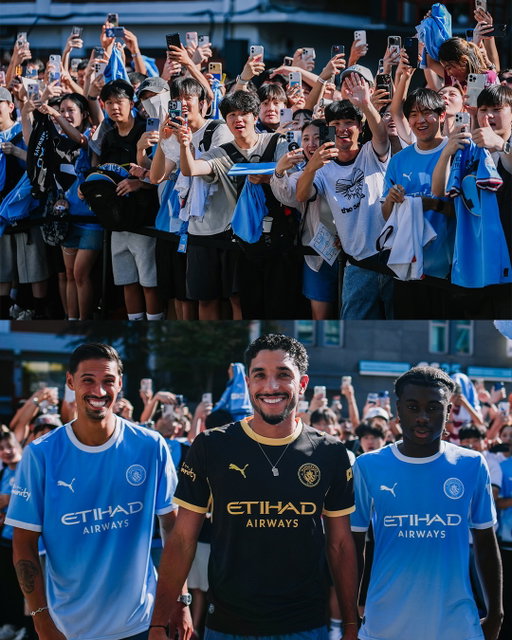 A special visit to Man City House by PUMA in Seoul - thank you to our incredible fans for coming down 🩵
 
An unmissable pre-season destination, don’t miss out on visiting at Scène in Seongsu-dong before 9 August! 🇰🇷