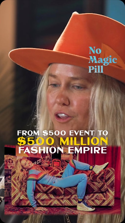 My sister Paige taught herself to sew from a book called Sewing for Dummies. And then she made eight thousand dollars in one day at a street fair.

She told this story on the No Magic Pill podcast and it is one of my favorite origin stories I have ever heard because of how pure it is. No business plan. No investor pitch. No MBA. Just a woman who got completely obsessed with making clothes, started wearing them around, and kept getting stopped by strangers asking what she was wearing. That was the signal. She paid five hundred dollars for a booth at the Abbot Kinney Festival in Venice, spent three months making as many pieces as she could, and walked away from that one day with eight thousand dollars. And she knew in that moment that she had a business.

What I love most about this is that the passion came first and the business came second. She was not trying to build a company. She was obsessed with the craft. The obsession was so visible that people could feel it in what she was making and wearing. And that is what made strangers stop her on the street. You cannot manufacture that kind of energy. You can only follow it and see where it goes.

Is there something you are obsessed with right now that you have not yet given yourself permission to take seriously?

The episode is live now. Click the link in the bio to listen.