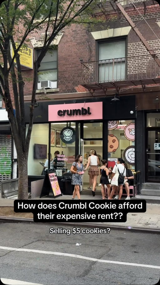 How many $5 cookies do you gotta sell to make rent? #smallbusiness #franchise