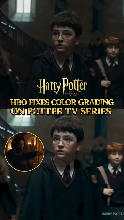 HBO Fixes Color Grading For Harry Potter TV Series 🥹

HBO has updated the color grading in the newest Harry Potter TV Series ad spot.

Several shots shown previously now look noticeably brighter and warmer, especially inside Hogwarts. The Great Hall has more golden tones, darker areas have more visible detail, and colors throughout the footage appear richer than they did in the original teaser.

This also lines up with comments from cinematographer Adriano Goldman, who previously said the episodes were still being edited and that the final color work was still being adjusted.

Goldman has also explained that the series is aiming for a visual contrast between the colder, paler Muggle world and a warmer Hogwarts, so this newest footage may be a better indication of what the finished series will actually look like.

Either way, the difference is pretty noticeable ⚡️

#harrypotter #harrypotterseries #filming #production #fyp