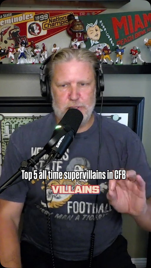Who are the top 5 all time villains in college football?