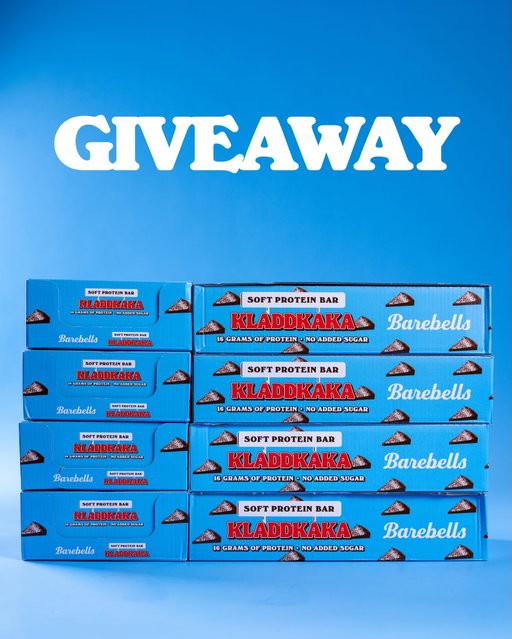 Win 8 boxes of Barebells Kladdkaka 🤎 

One lucky winner will get 8 boxes of the new Barebells Kladdkaka. 

To enter: 
-Follow @barebells 
-Tag 2 friends or more 
-Like this post (Repost for an extra entry🤞) 

Giveaway ends on Friday 21st and the winner will be announced on our story. 

#barebells