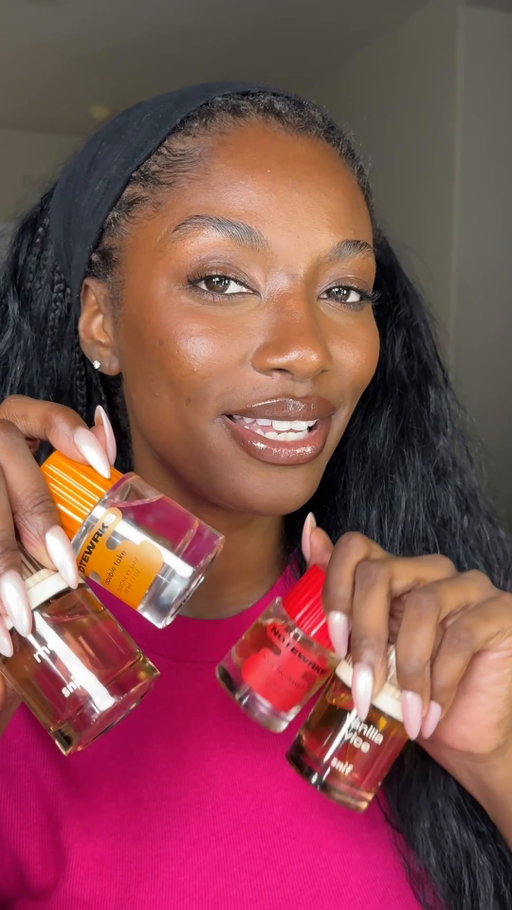 The fragrance equivalent of “we just get each other”. 🩷 @snif

✨ Vanilla Vice Eau de Toilette -only at Ulta! 

✨ Notewrks Room for Dessert Cologne -only at Ulta!

✨ Me Eau de Toilette -only at Ulta!

✨ Notewrks Double Take Cologne -only at Ulta!

🎥: @certified_kb