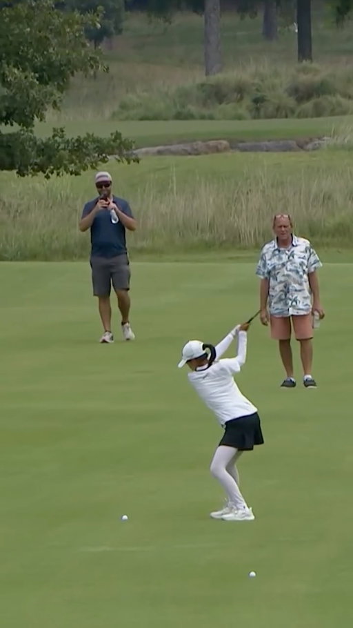 Could you do this at 14?! Maggie Ma takes a 4-up lead in her match at the U.S. Women’s Amateur 🔥