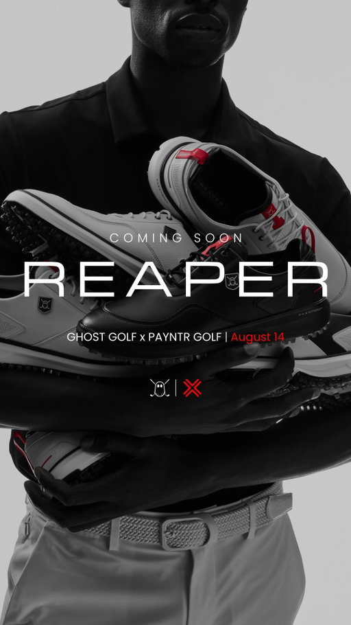 The wait is finally over. The most anticipated PAYNTR Golf collaboration of the year is here. 🤝🔥

Introducing four all-new designs, each with its own distinct personality. The same performance-driven PAYNTR shoe you already trust, reimagined with the Ghost Golf touch.

This isn’t just another logo collaboration. Every detail was designed with intention. Each colorway is built to complement your current or future Ghost Golf setup, making it a seamless extension of the gear you already carry.

Complete the look. Play Fearlessly.

Preview the REAPER shoe now on ghostgolf.com 👻

Ghost Golf x PAYNTR Golf
8.14.26